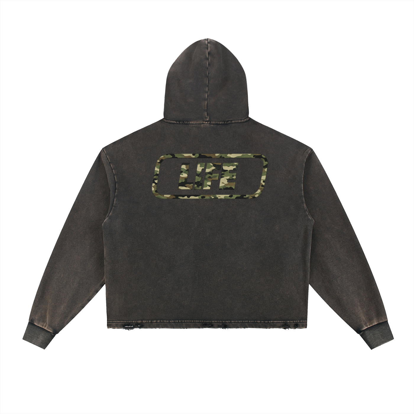 Camo Washed Hoodie