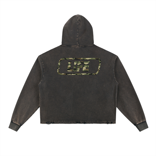 Camo Washed Hoodie