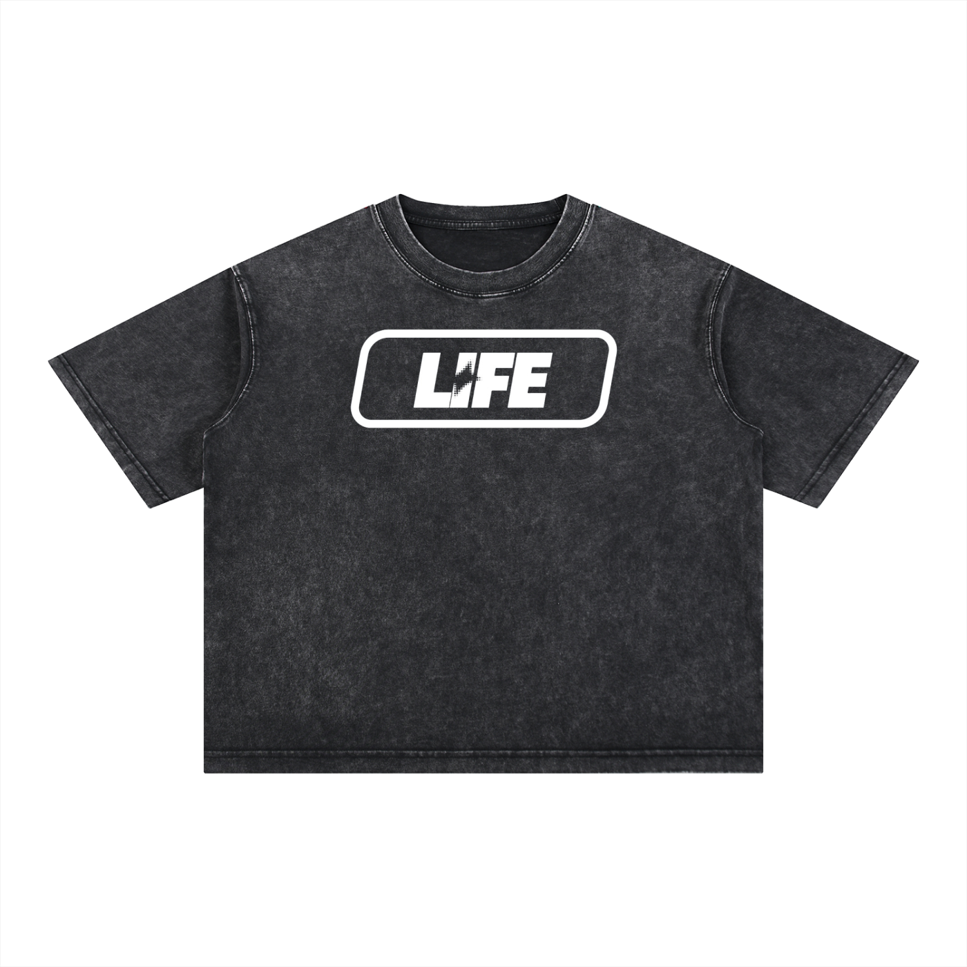 Mineral Wash Boxy Cotton T-Shirt