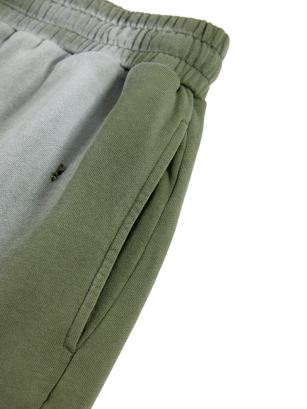 Camo Sun Fade Distressed Shorts