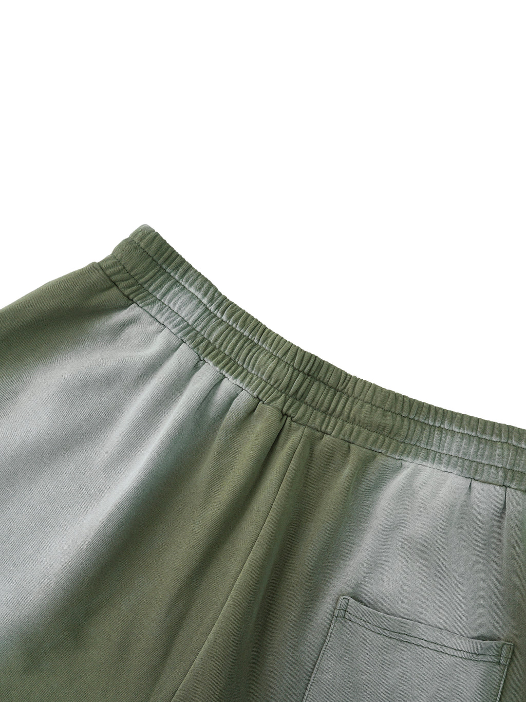 Camo Sun Fade Distressed Shorts